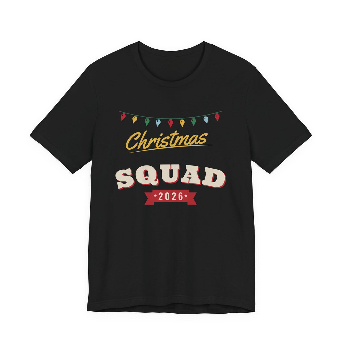 Christmas Squad 2026 Christmas shirt, black