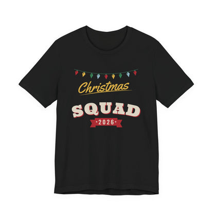 Christmas Squad 2026 Christmas shirt, black