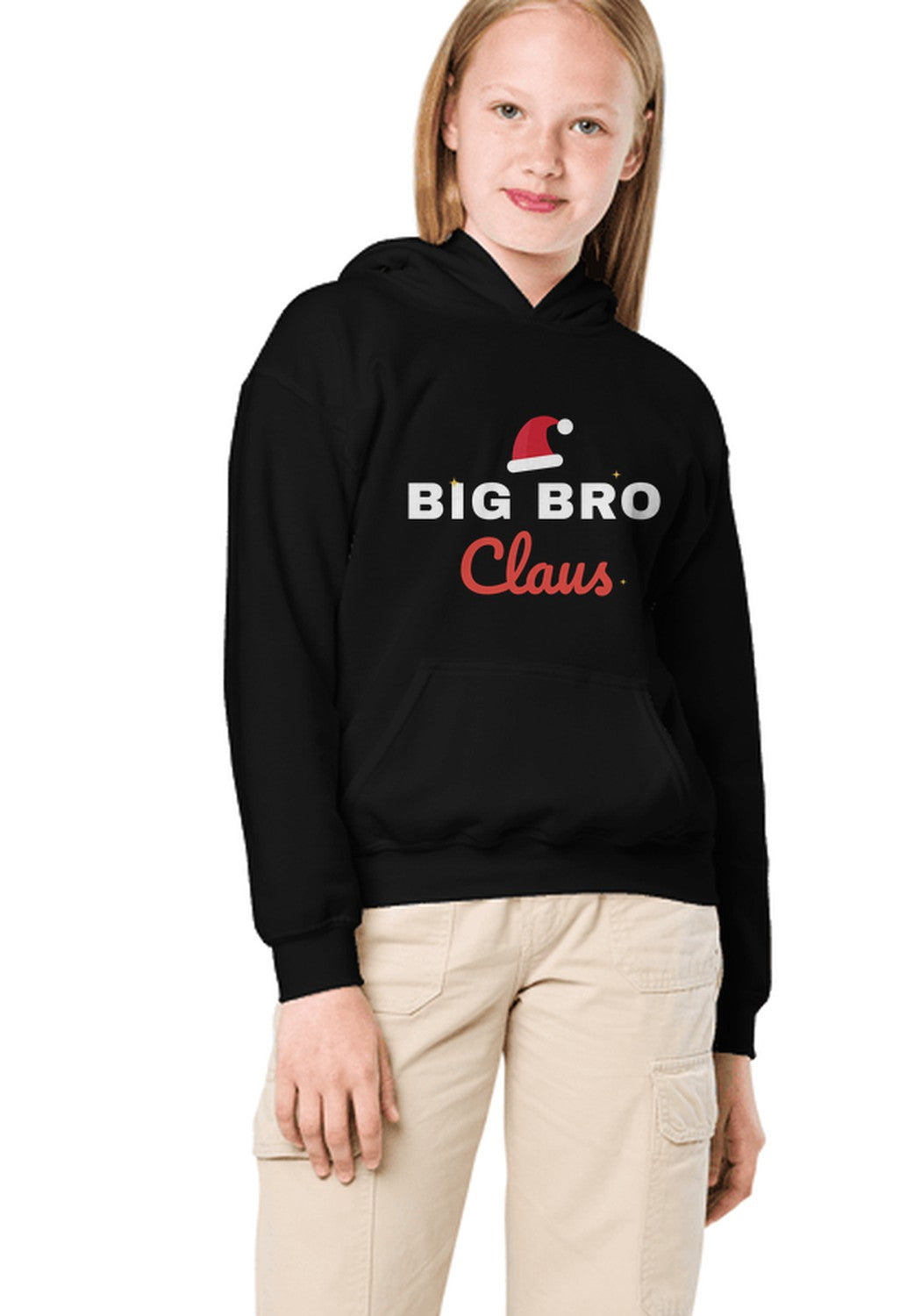 Big Bro Claus hoodie in Black