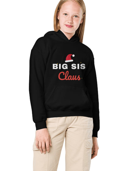 Big Sis Claus hoodie in Black