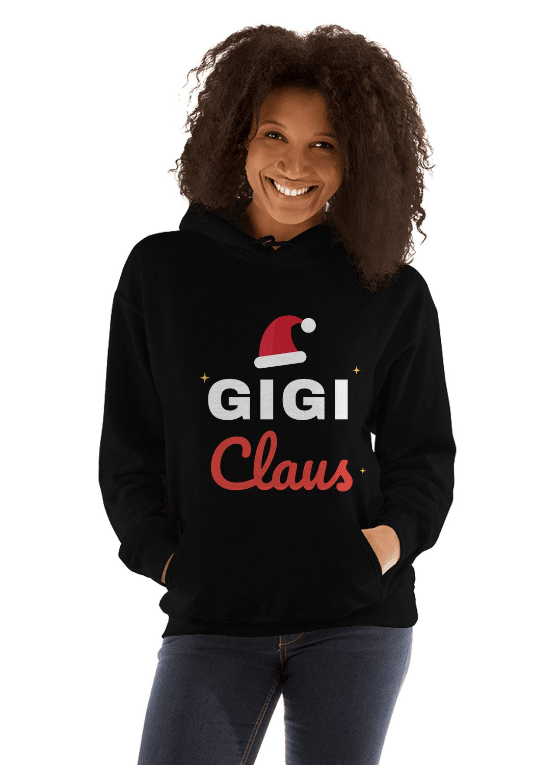 Gigi Claus hoodie in Black
