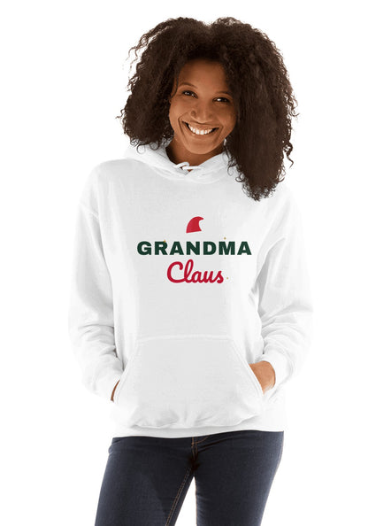 Grandma Claus hoodie in White