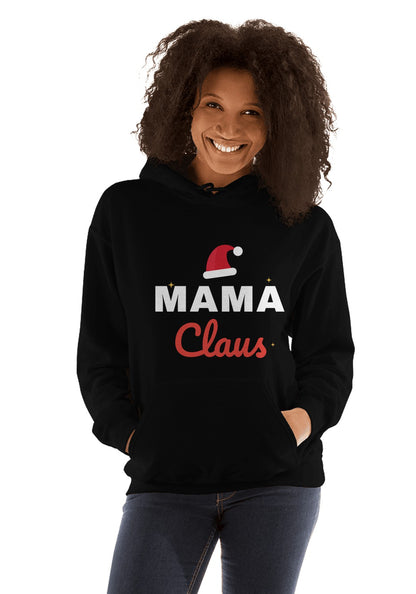 Mama Claus hoodie in Black
