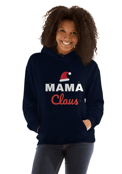 Mama Claus hoodie in Navy