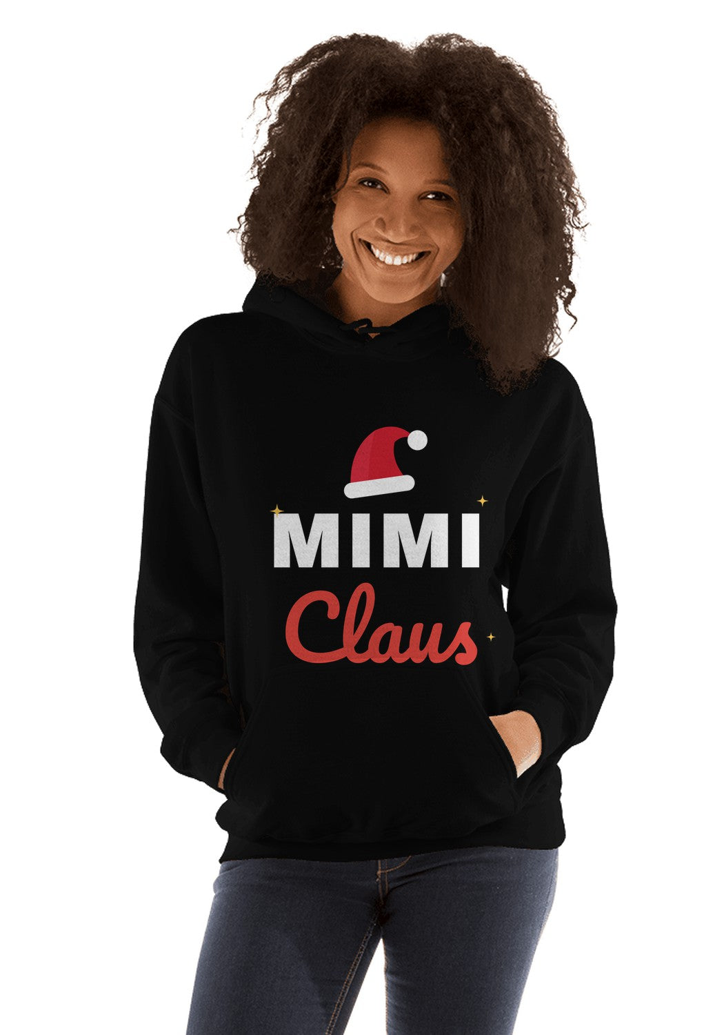 Mimi Claus hoodie in Black