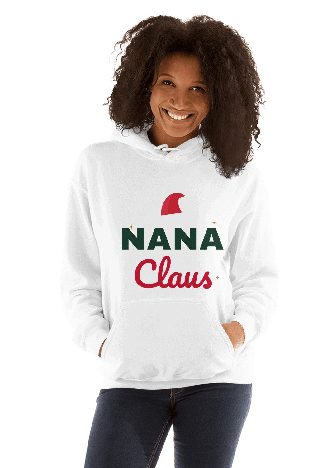 Nana Claus hoodie in White
