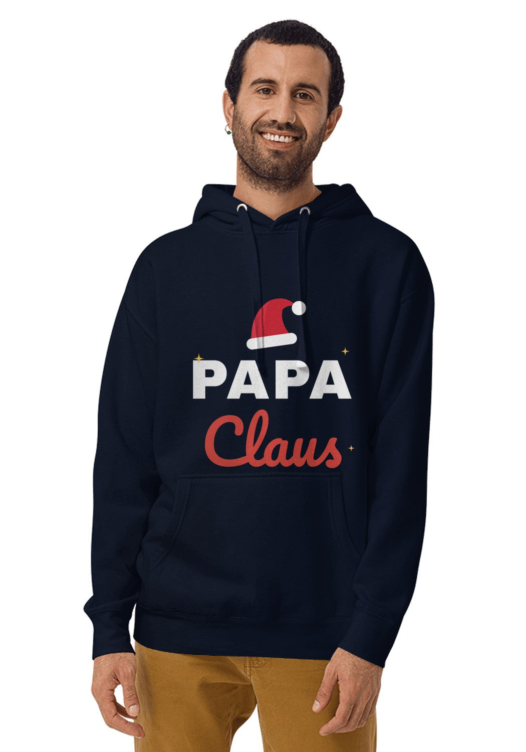 Papa Claus hoodie in Navy