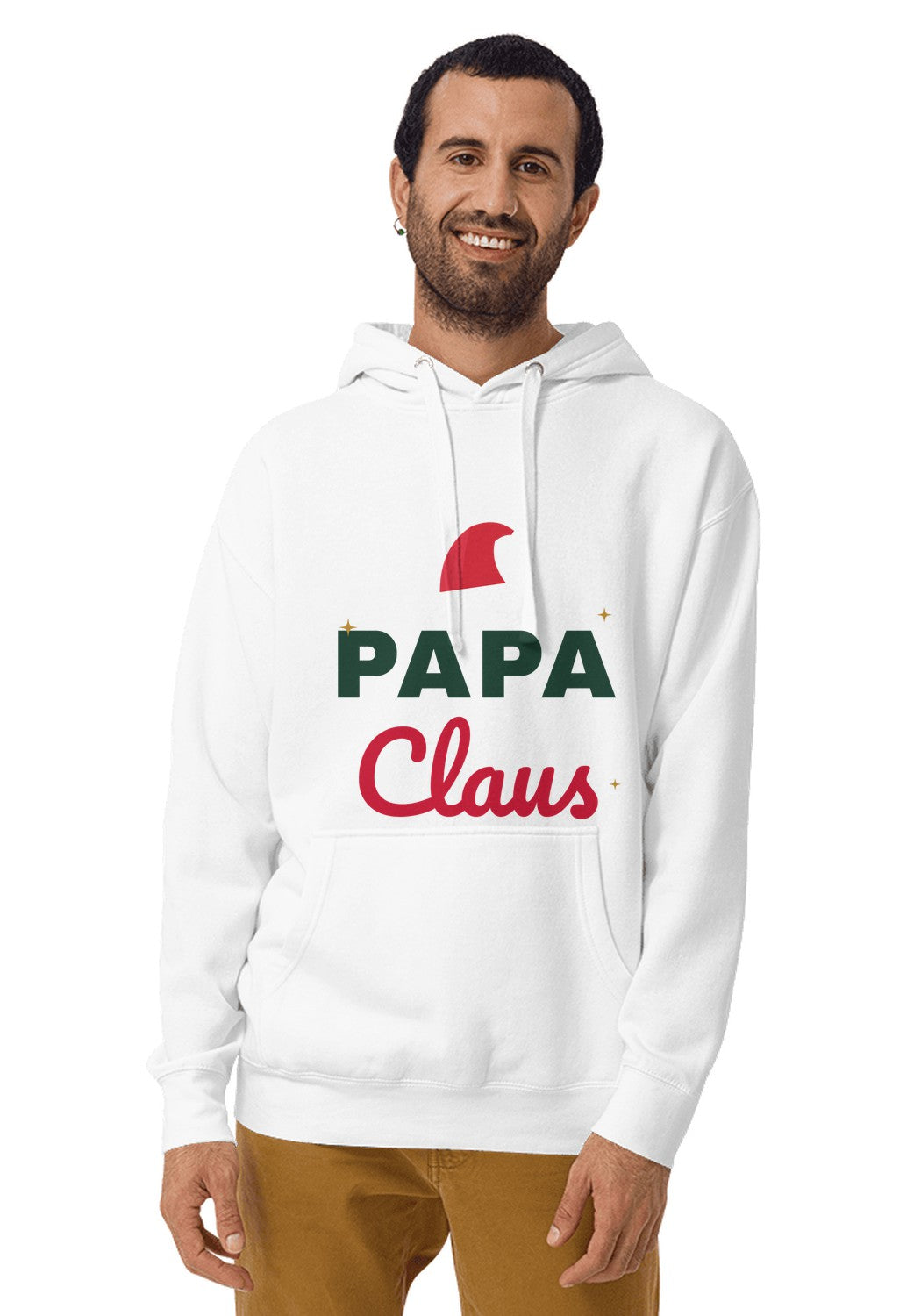 Papa Claus hoodie in White