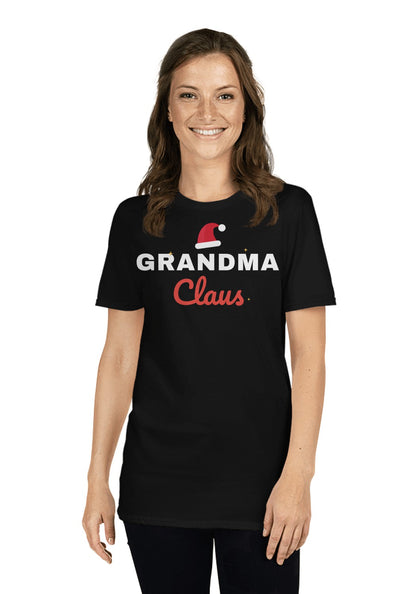 Grandma Claus t-shirt in Black