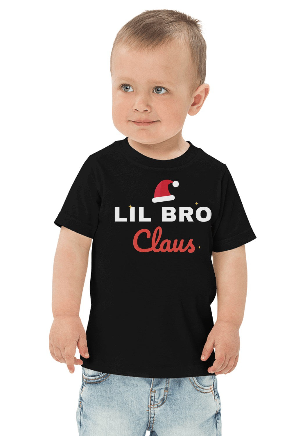 Lil Bro Claus t-shirt in Black