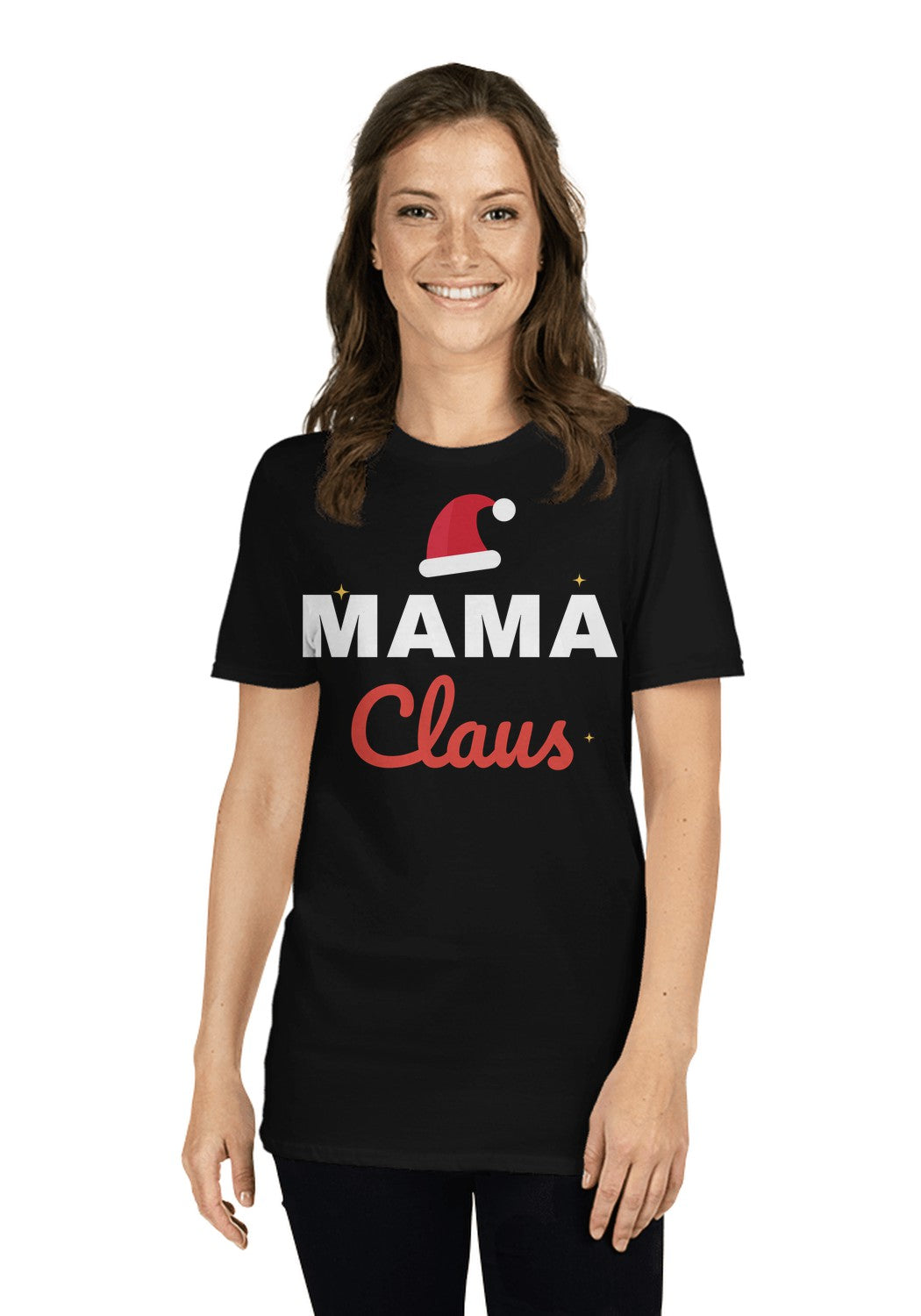 Mama Claus t-shirt in Black