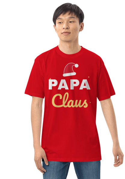 Papa Claus t-shirt in Red