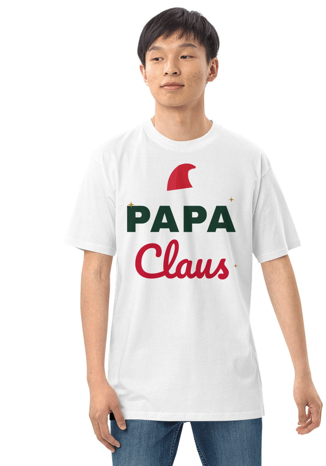 Papa Claus t-shirt in White