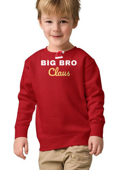 Big Bro Claus sweatshirt in Red