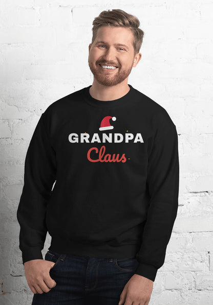 Grandpa Claus sweatshirt in Black