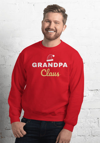 Grandpa Claus sweatshirt in Red