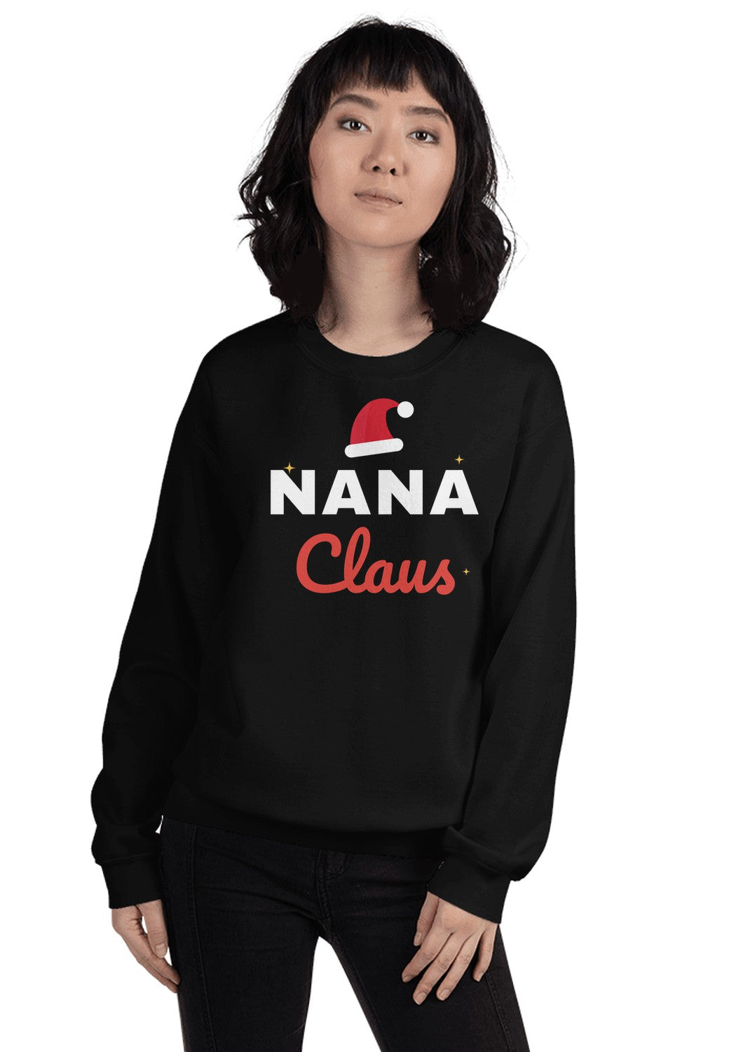 Nana Claus sweatshirt in Black
