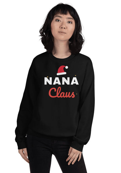 Nana Claus sweatshirt in Black