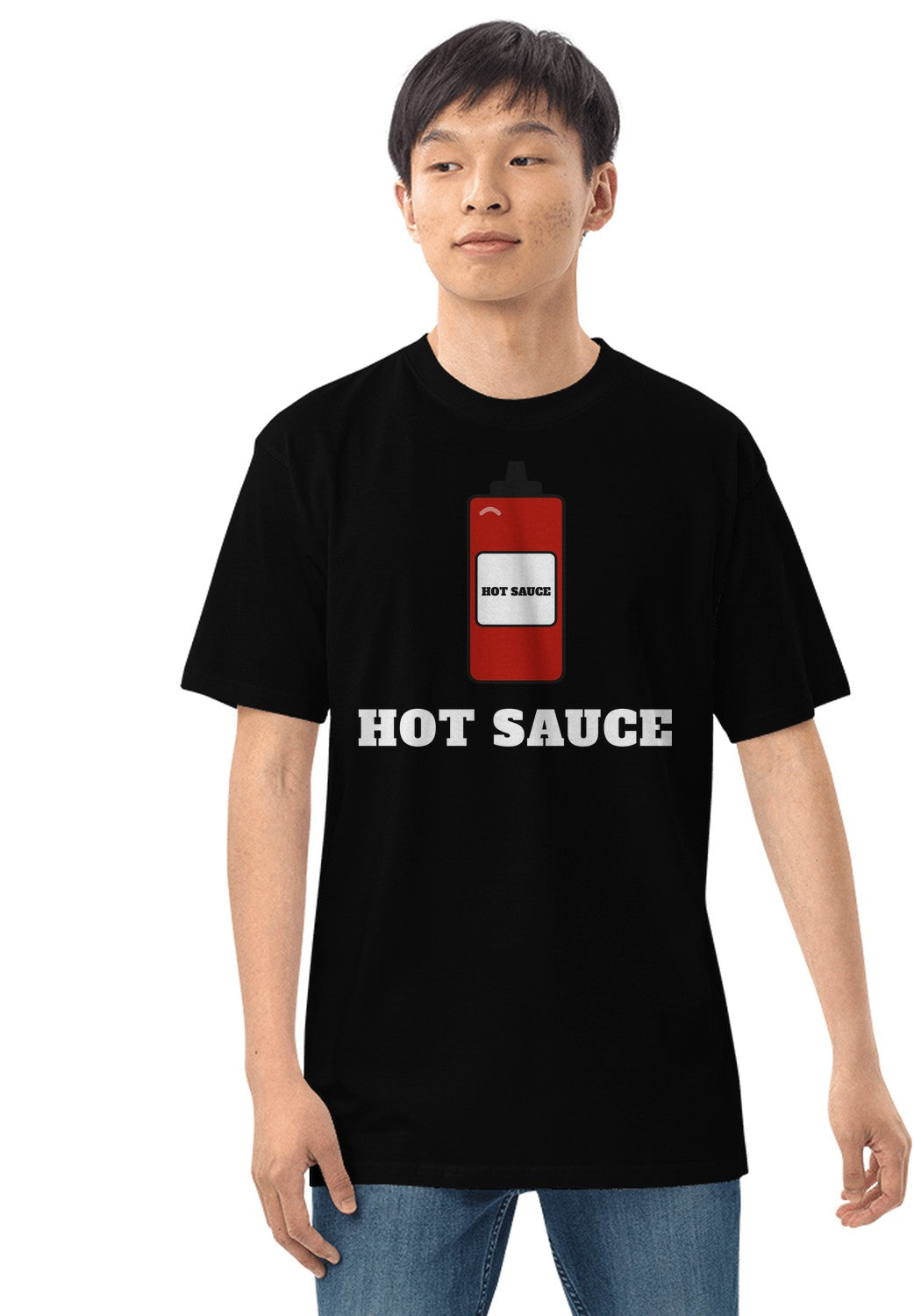 Hot Sauce t-shirt in Black