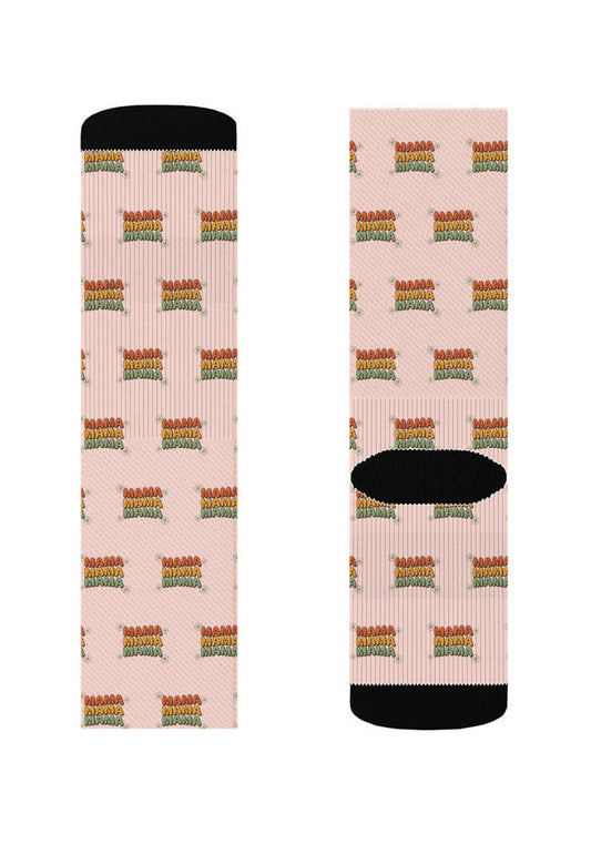 Custom All-Over Print Socks with sample design