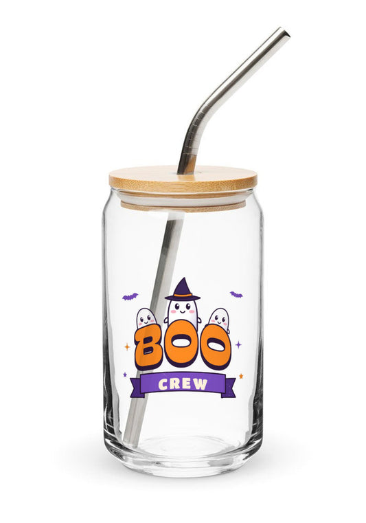 Custom Can-Shaped Glass (16 oz) with sample design