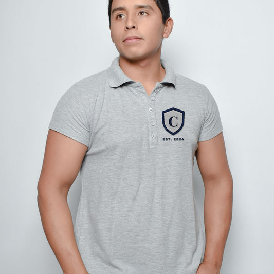 Custom Embroidered Polo Shirt with sample embroidery