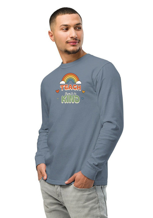 Custom Garment-Dyed Long Sleeve | Comfort Colors 6014 with sample design