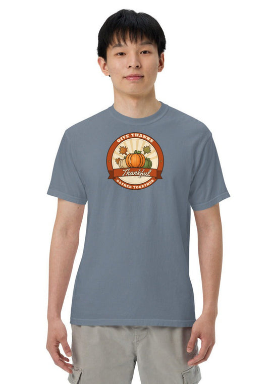 Custom Garment-Dyed Heavyweight T-Shirt | Comfort Colors 1717 with sample design