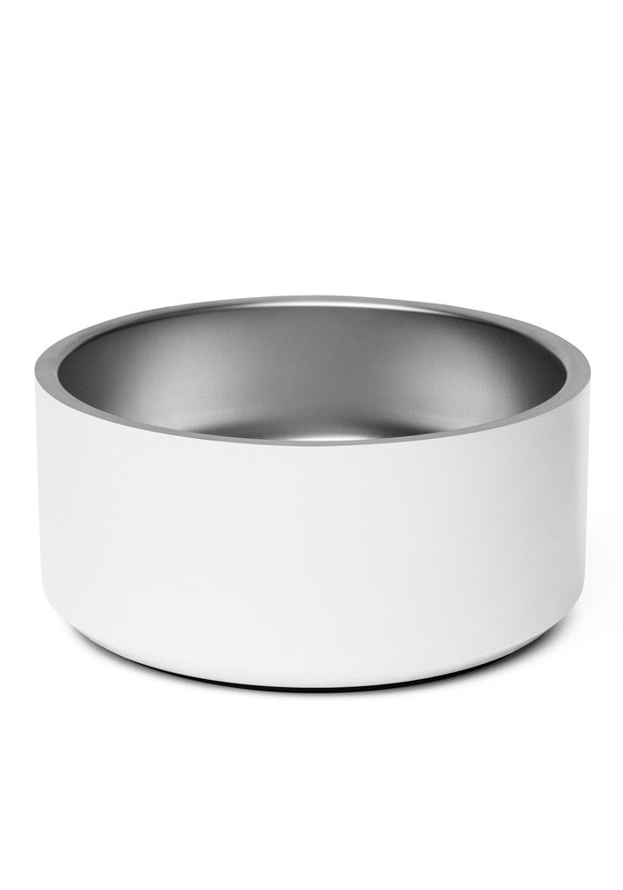 Custom stainless steel pet bowl, 32 oz