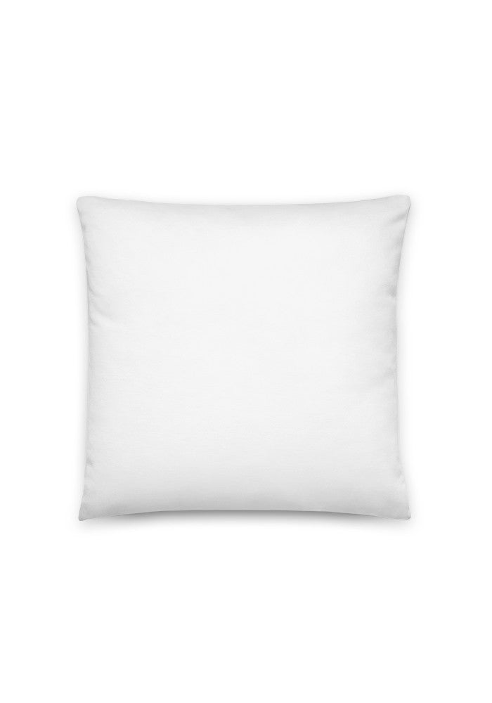 Custom photo pillow, 18″ × 18″