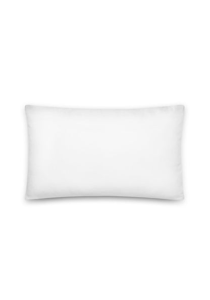 Custom photo pillow, 20″ × 12″ lumbar