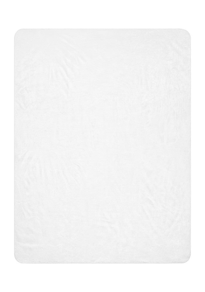 Custom sherpa blanket, 60 x 80 in