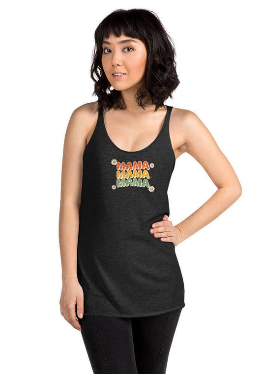 Custom Women's Racerback Tank | Next Level 6733 with sample design