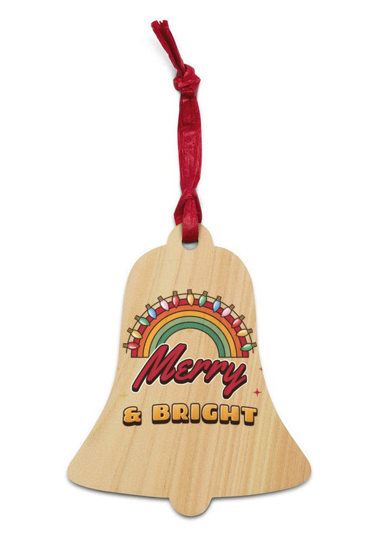 Custom Wooden Christmas Ornament with sample design