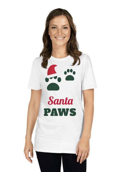 Santa Paws t-shirt in White