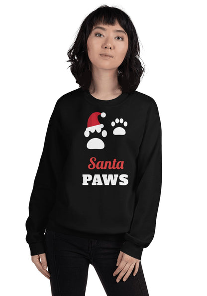 Santa Paws sweatshirt in Black