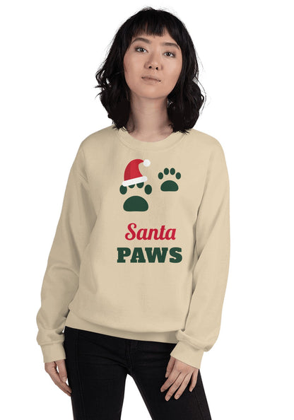 Santa Paws sweatshirt in Sand
