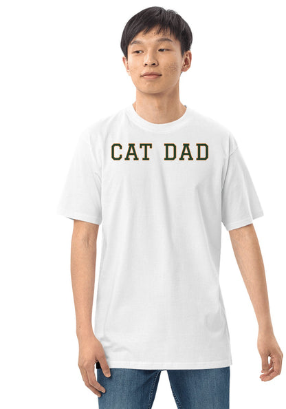 Cat Dad t-shirt in White
