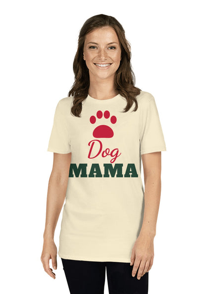 Dog Mama t-shirt in Natural