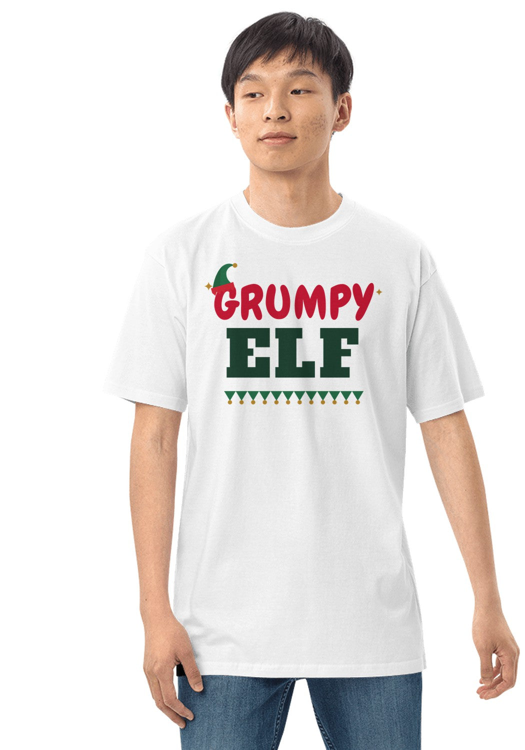 Grumpy Elf t-shirt in White