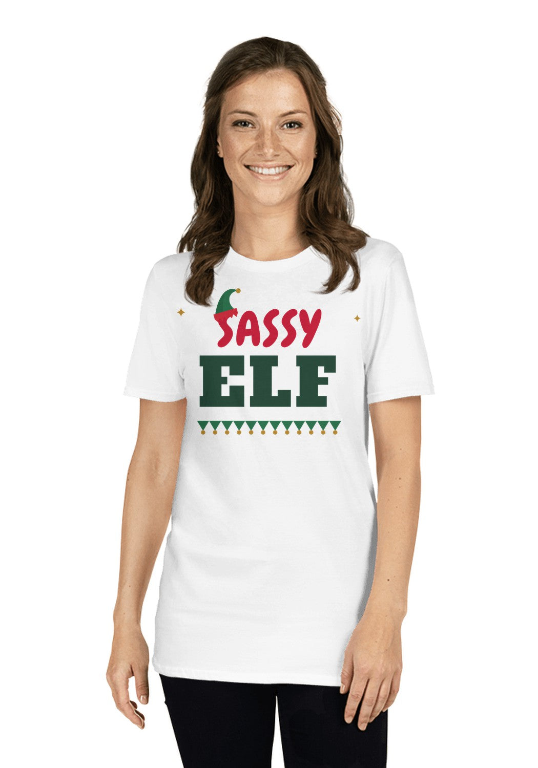 Sassy Elf t-shirt in White