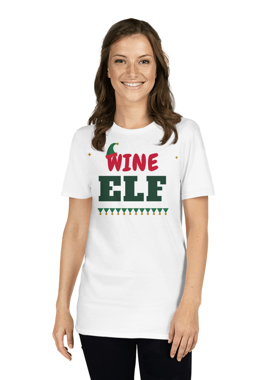 Wine Elf t-shirt in White
