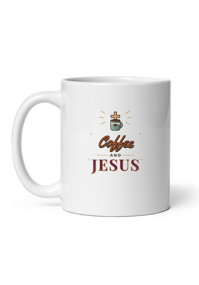 Coffee and Jesus mug