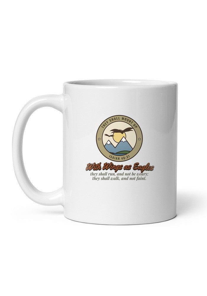 Wings as Eagles, Isaiah 40:31 mug