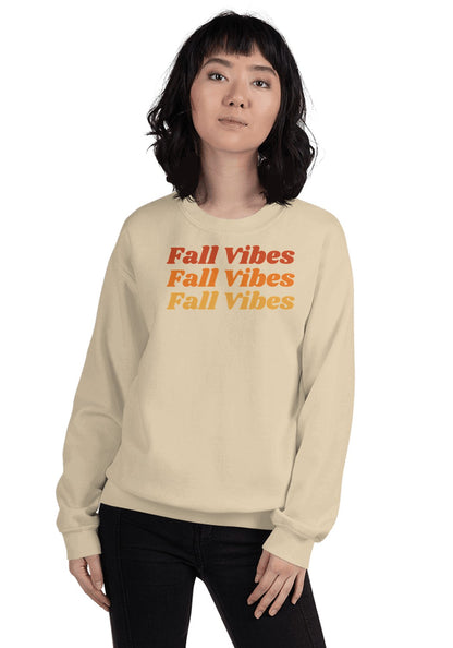 Fall Vibes sweatshirt in Sand