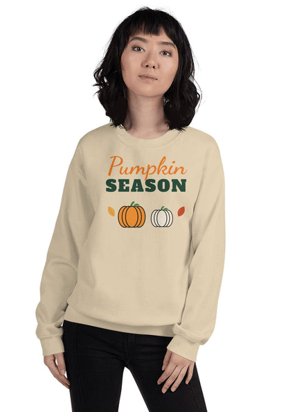 Pumpkin Season sweatshirt in Sand