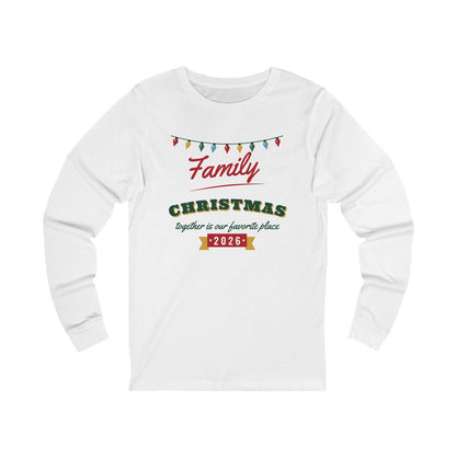 Family Christmas 2026 Christmas pajama shirt, white