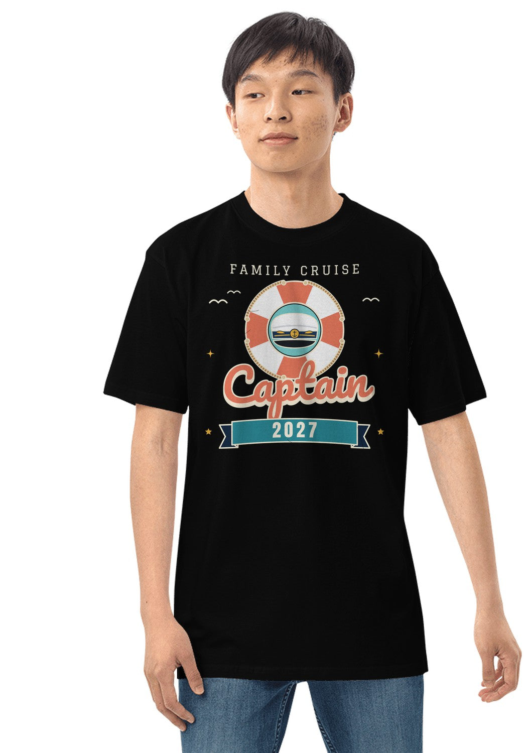 Captain t-shirt in Black