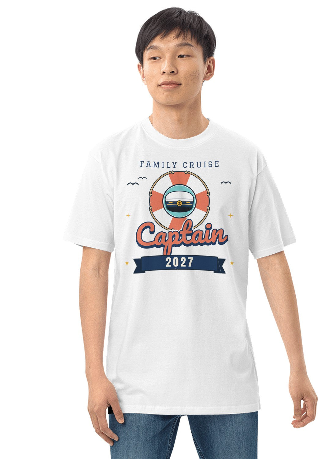 Captain t-shirt in White