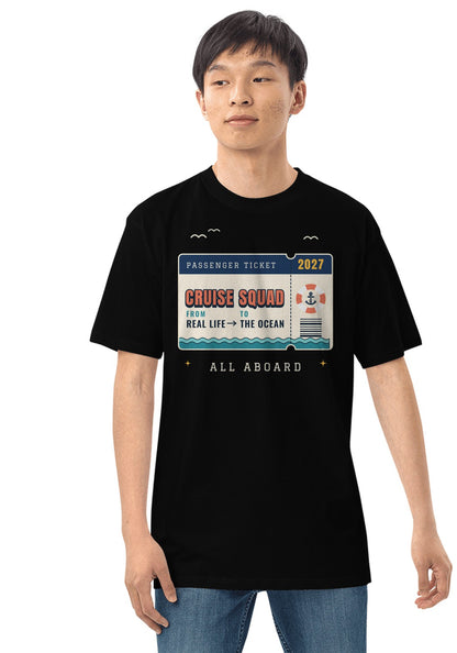 Cruise Squad 2027 Ticket t-shirt in Black
